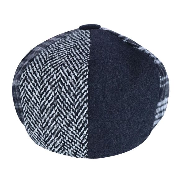 Epoch Hats Company Men's Multi Patchwork Newsboy Cap - Picture 4 of 5
